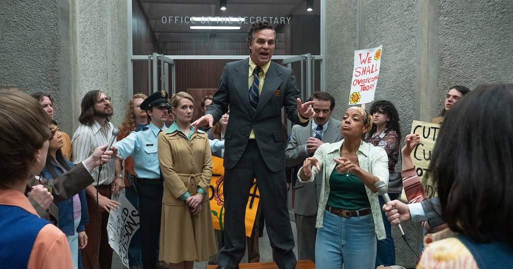 Director Sian Heder attending a film premiere event while promoting her latest biographical drama project.